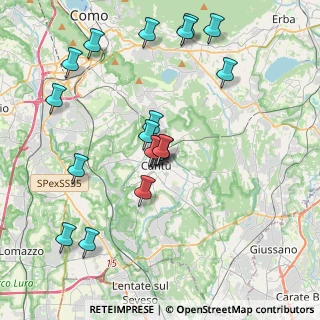 Mappa Via IV Novembre, 22063 Cantù CO, Italia (3.98632)
