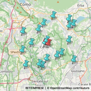 Mappa Via IV Novembre, 22063 Cantù CO, Italia (3.863)
