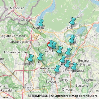 Mappa Via IV Novembre, 22063 Cantù CO, Italia (6.82643)