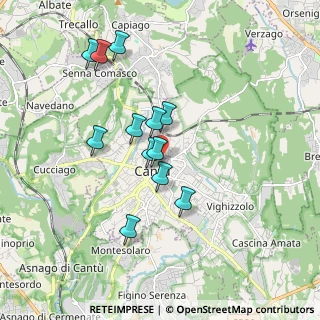 Mappa Via IV Novembre, 22063 Cantù CO, Italia (1.55917)