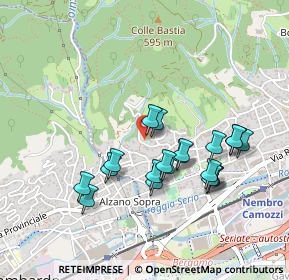 Mappa Via Bellini Vincenzo, 24027 Nembro BG, Italia (0.4235)