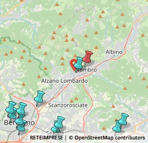 Mappa Via Bellini Vincenzo, 24027 Nembro BG, Italia (6.52917)