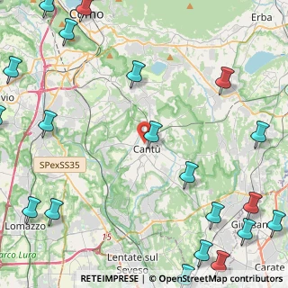 Mappa Via San Giacomo, 22063 Cantù CO, Italia (7.1145)