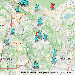 Mappa Via San Giacomo, 22063 Cantù CO, Italia (5.446)