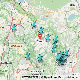 Mappa Via San Giacomo, 22063 Cantù CO, Italia (5.09)
