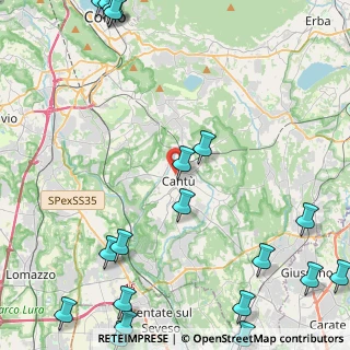 Mappa Via San Giacomo, 22063 Cantù CO, Italia (6.9795)