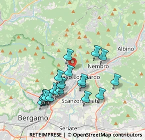Mappa Via Belvedere, 24022 Alzano Lombardo BG, Italia (3.592)