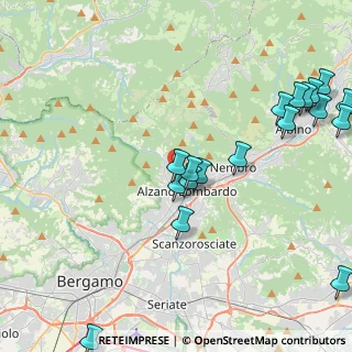 Mappa Via Belvedere, 24022 Alzano Lombardo BG, Italia (5.15278)