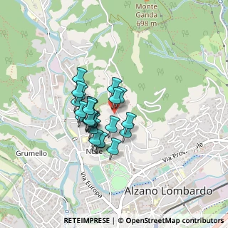 Mappa Via Belvedere, 24022 Alzano Lombardo BG, Italia (0.29615)