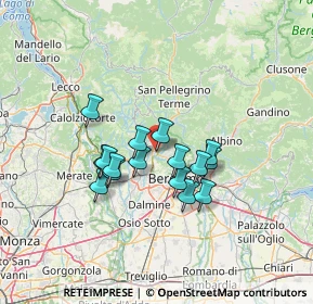 Mappa Via Antonio Locatelli, 24011 Almè BG, Italia (10.34688)