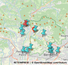 Mappa Via Antonio Locatelli, 24011 Almè BG, Italia (4.05462)