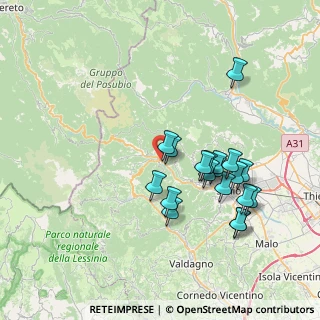 Mappa Via Bruno Brandellero, 36030 Valli del Pasubio VI, Italia (7.09842)
