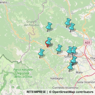 Mappa Via Bruno Brandellero, 36030 Valli del Pasubio VI, Italia (7.77)