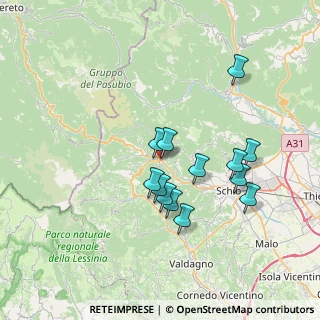 Mappa Via Bruno Brandellero, 36030 Valli del Pasubio VI, Italia (6.33154)