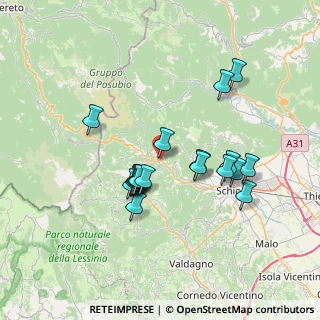 Mappa Via Bruno Brandellero, 36030 Valli del Pasubio VI, Italia (6.33263)