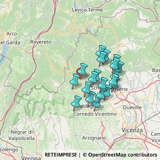 Mappa Via Bruno Brandellero, 36030 Valli del Pasubio VI, Italia (11.0845)