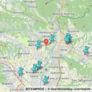 Mappa Via Borgo Antico, 24031 Almenno San Salvatore BG, Italia (2.34636)