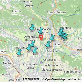 Mappa Via Borgo Antico, 24031 Almenno San Salvatore BG, Italia (1.67917)