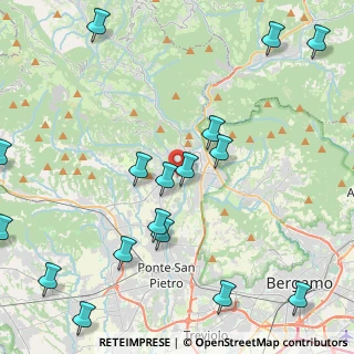 Mappa Via Borgo Antico, 24031 Almenno San Salvatore BG, Italia (6.0955)