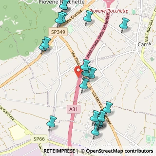Mappa Via Preazzi di Sopra, 36013 Piovene Rocchette VI, Italia (1.2635)