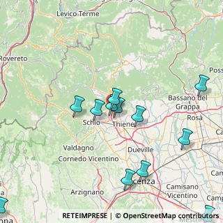 Mappa Via Preazzi di Sopra, 36013 Piovene Rocchette VI, Italia (18.74)