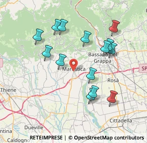 Mappa Via Roma, 36063 Marostica VI, Italia (7.44857)