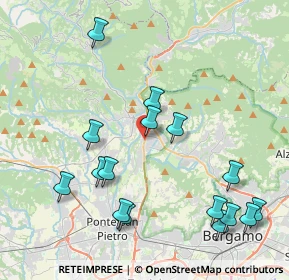 Mappa Via Riviera, 24011 Almé BG, Italia (4.58625)