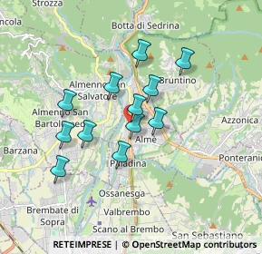 Mappa Via Riviera, 24011 Almé BG, Italia (1.4)