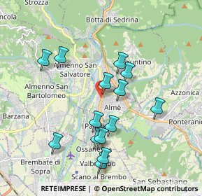 Mappa Via Riviera, 24011 Almé BG, Italia (1.78071)