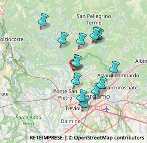 Mappa Via Riviera, 24011 Almé BG, Italia (6.09357)