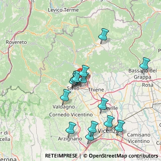 Mappa Via Lesina di Sopra, 36014 Santorso VI, Italia (14.892)