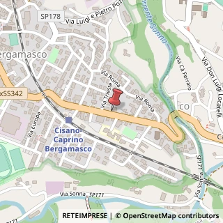 Mappa Via Giuseppe Mazzini, 22, 24034 Cisano Bergamasco, Bergamo (Lombardia)