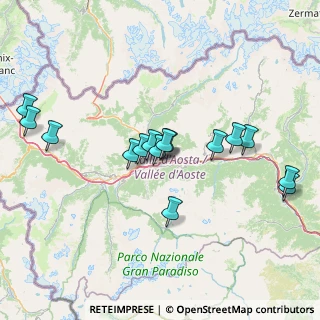 Mappa Via Croix Noire, 11100 Aosta AO, Italia (14.36933)