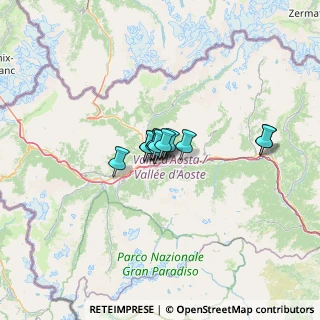 Mappa Via Croix Noire, 11100 Aosta AO, Italia (6.06333)
