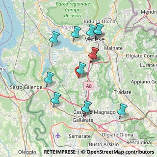 Mappa Via San Lorenzo, 21040 Sumirago VA, Italia (7.52385)