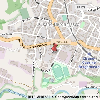 Mappa Via Cà de'Volpi, 2F, 24034 Cisano Bergamasco, Bergamo (Lombardia)