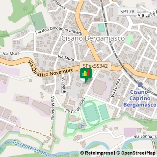 Mappa Via Cà de'Volpi, 2F, 24034 Cisano Bergamasco, Bergamo (Lombardia)