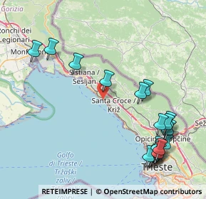 Mappa Via Picard Auguste, 34151 Trieste TS, Italia (10.192)