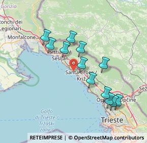 Mappa Via Picard Auguste, 34151 Trieste TS, Italia (6.79917)