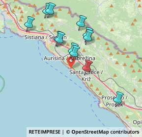 Mappa Via Picard Auguste, 34151 Trieste TS, Italia (3.69833)
