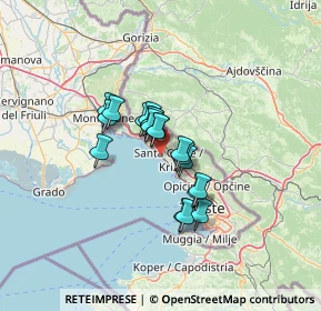 Mappa Via Picard Auguste, 34151 Trieste TS, Italia (8.39211)