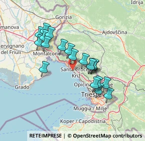 Mappa Via Picard Auguste, 34151 Trieste TS, Italia (12.178)
