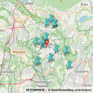 Mappa Vicino stazione, 22063 Cantù CO, Italia (2.95)