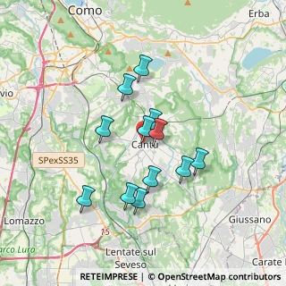 Mappa Vicino stazione, 22063 Cantù CO, Italia (2.86667)
