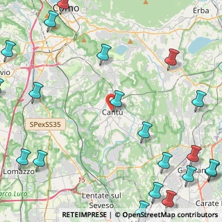 Mappa Vicino stazione, 22063 Cantù CO, Italia (7.0515)