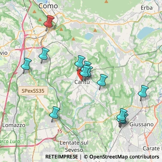 Mappa Via Eugenio Corbetta, 22063 Cantù CO, Italia (4.00538)