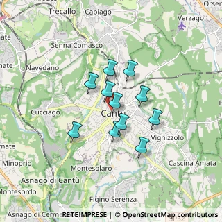 Mappa Via Eugenio Corbetta, 22063 Cantù CO, Italia (1.19818)