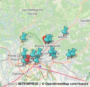 Mappa Via S. Giovanni Bosco, 24022 Alzano Lombardo BG, Italia (6.95643)