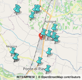 Mappa Via don Angelo Dalla Torre, 31074 Ponte di Piave TV, Italia (2.21625)