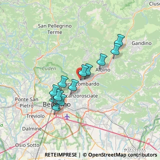 Mappa Via Don Ernesto Adami, 24022 Alzano Lombardo BG, Italia (6.23769)